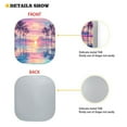 thumbnail image 2 of KUIFORTI Palm Tree Windshield Sun Shade Foldable Car Shades for Front Windows, Reusable Automotive Windshield Sunshades for Car SUV Truck Sedan, Easy to Use, 2 of 5