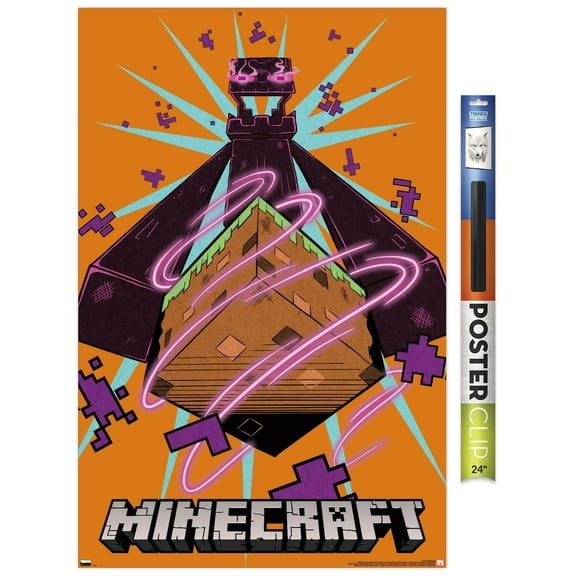 Minecraft - Enderman 22.37" x 34" Poster by Trends International