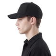 thumbnail image 7 of TOPTIE Quick Dry Baseball Cap, Vented Performance Laser Cut Mesh Hat, Adjustable Snapback Cap for Men and Women - Black, 7 of 7