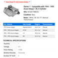 thumbnail image 2 of Starter 1 - Compatible with 1994 - 1995 Acura Integra 1.8L 4-Cylinder, 2 of 2