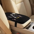 thumbnail image 3 of Xoenoiee Boston Terrier Print Auto Interior Accessories, PU Leather Front Seat Covers Safety Shoulder Pad and Armrest Cover Universal Fit for Most Vehicles, Easy to Install, 3 of 7
