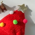 thumbnail image 2 of Chien de Noël Décoration de Costume de Noël Décoration de Costume de Chien Automne Hiver Élégant Mignon de Noël Accessoires de Costume de Chat pour Chatons Chiots Chapeau Rouge Boule Colorée Convenable, 2 of 5