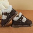 thumbnail image 5 of Babcutegg Boots for Kid Girls Casual Fashion Fleece Lined Knee High Keep Warm Round Head Girls Fall and Winter Shoes Brown Size 4, 5 of 5