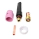 thumbnail image 1 of 5 Unids/Set TIG de Antorcha de Soldadura de Stubby de Gas Collet Cuerpo Kit de Lente para TIG WP -17 18 26 de Soldadura TIG Antorcha Gloria Copa rechoncha de soplete de soldadura, 1 of 8