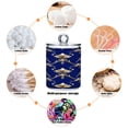 thumbnail image 4 of Ryvnso 2 Pack Qtip Holder Organizer Ethnic Flower Pattern Bathroom Cotton Swabs Cans Storage Canister, 4 of 7