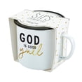 thumbnail image 2 of 4" White and Black Stylish "God is Good Y'all" Beautiful Mug, 2 of 3