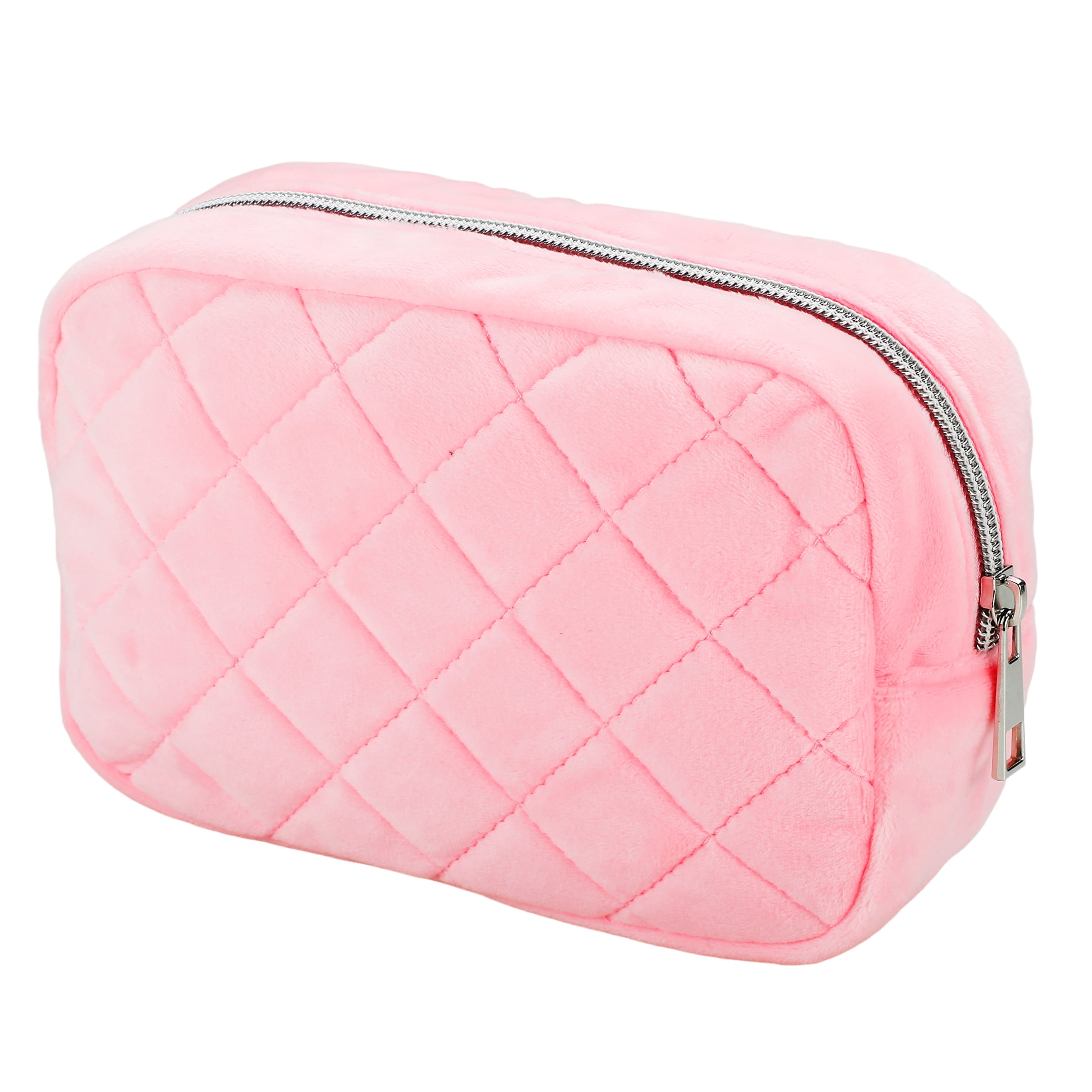 Cosmetic Bag for Travel, Makeup Zipper Pouch for Women, Travel Organizer Bags-Pink