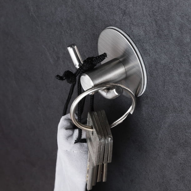 Ganchos para toallas de baño, ganchos para batas y toallas de níquel cepillado para baño montado en la pared, ganchos de pared para toallas y batas de baño tradicionales para colgar toallas,