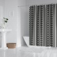 thumbnail image 2 of Boho Floral Shower Curtain 72x72 Inches - Tropical Leaves, Vintage Botanical Print, Waterproof Fabric for Chic Bathroom Decor, Modern Farmhouse & Bohemian Style, 2 of 5
