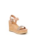 thumbnail image 1 of Women's Embellished Cork Wedge Sandals, 1 of 5