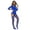 Blue, variant on Women Sexy Lingerie Fishnet Tights Bodystocking Mini Top Attached Stockings Women Sexy Lingerie Fishnet Tights Bodystocking Mini Top Attached Stockings