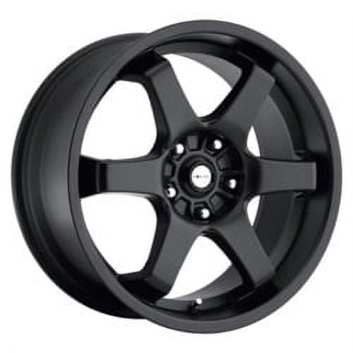 1 Focal 15x6.5 4X100 / 4X4.50  38 421B X Satin Black w/Satin Clear Coat Wheel Rim
