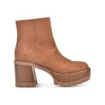 thumbnail image 2 of Wild Pair Womens Margoee Faux Suede Round Toe Ankle Boots, 2 of 3