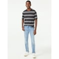 thumbnail image 2 of Free Assembly Men's Triple Stripe Crewneck T-Shirt with Short Sleeves, 2 of 6