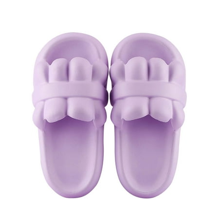 

Pillow Slippers for Women and Men Non Slip Quick Drying Shower Slippers Women Men Slippers Home Couple Shoes Indoor Outside Soft Soled Slippers 6