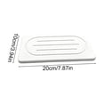 thumbnail image 3 of ZZkhGO Absorbent Diatomite Tray Set, Multipurpose Soap Hand Soap Dry Mat, Quick-Drying Kitchen Bathroom Countertop Accessories, White, 3 of 6