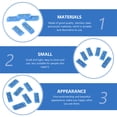 thumbnail image 2 of 12pcs Guitar Cleaners String Care Erasers for Cleaning Guitar Bass Blue, 2 of 5