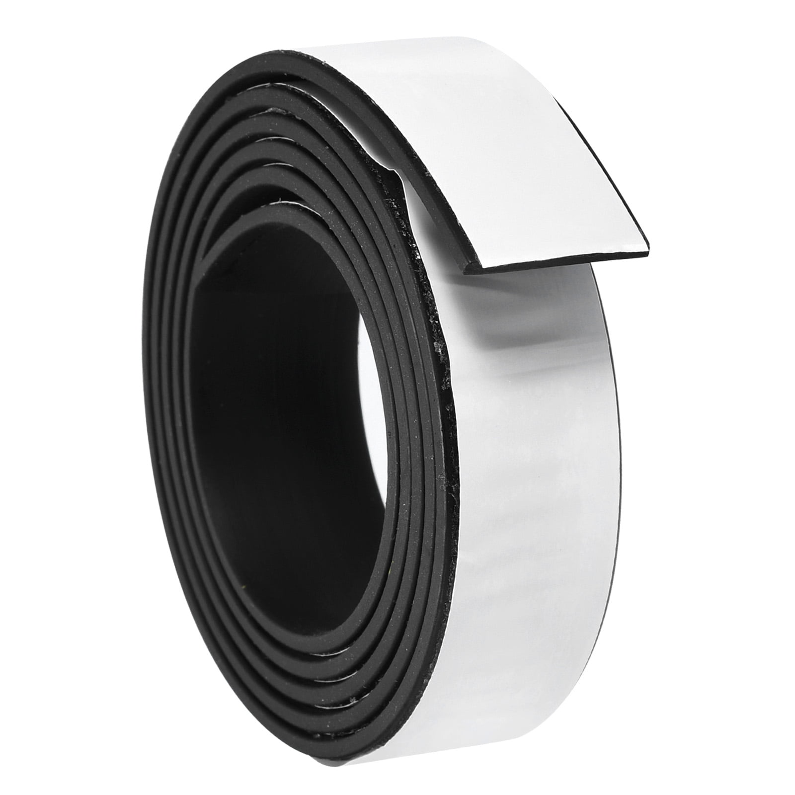 Uxcell 1.2"W x 5/64"T x 6'L Adhesive Rubber Strips Solid Neoprene