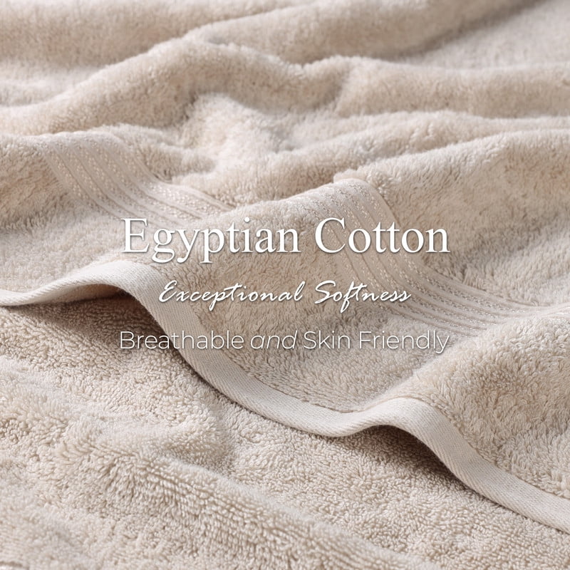 Superior Egyptian Cotton Absorbent Stone Hand Towel Set of 8