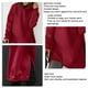 thumbnail image 5 of Sudadera con capucha y bolsillo, jersey con capucha y dobladillo dividido, sudaderas con capucha informales para mujer, sudadera con capucha de gran tamaño, valor excepcional, 5 of 6