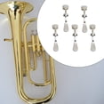 thumbnail image 1 of BELOVING Trumpet Spit Valve Accessories Replacement Parts for Repairing Tuba Trombone 5pcs Water Key, 1 of 10