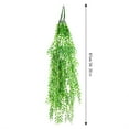thumbnail image 3 of Artificial Willow Vine Garland - 34.25 Inch Hanging Ivy Leaves for Wedding Arch,Party Decor - Realistic Greenery for Indoor & Outdoor,Home,Garden,Jungle Theme - for Boho & Rustic Style, 3 of 5