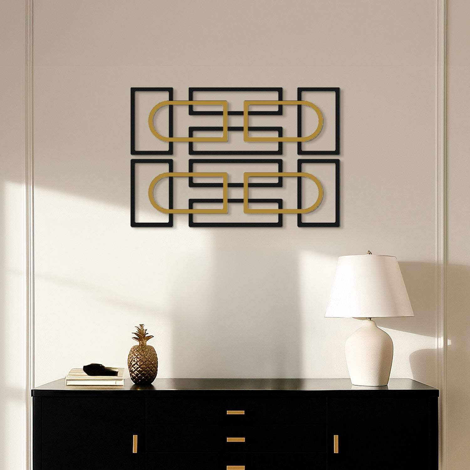 Designart 'Abstract Music and Rhythm ' Abstract Metal Wall Art