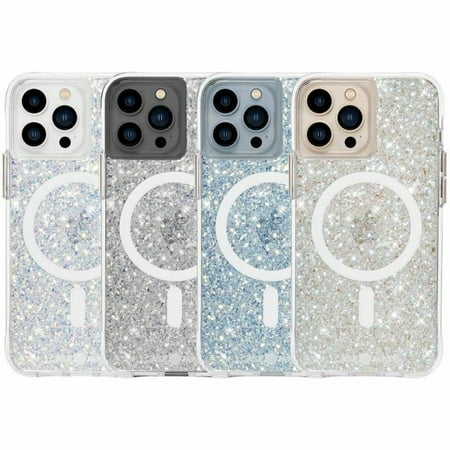 Case-Mate - Twinkle Hardshell Case w/ MagSafe w/ Antimicrobial for iPhone 13 Pro - Stardust