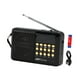 thumbnail image 2 of Radio portátil BT 5.4 para regalo para personas mayores Fácil de usar Versátil para el hogar Viajes Retro Negro, 2 of 9