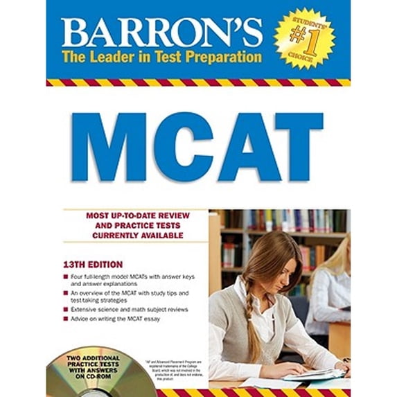 Barron's MCAT with CD-ROM (Paperback)