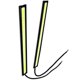 thumbnail image 1 of Daytime running lights 17CM super bright car daytime running lights led daytime running lights ultra-thin, 1 of 5
