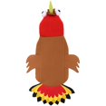 thumbnail image 3 of Dog Turkey Costume Pet Cosplay Hooded Outfit with Tail Medium Large Dogs Thanksgiving Halloween, 3 of 7