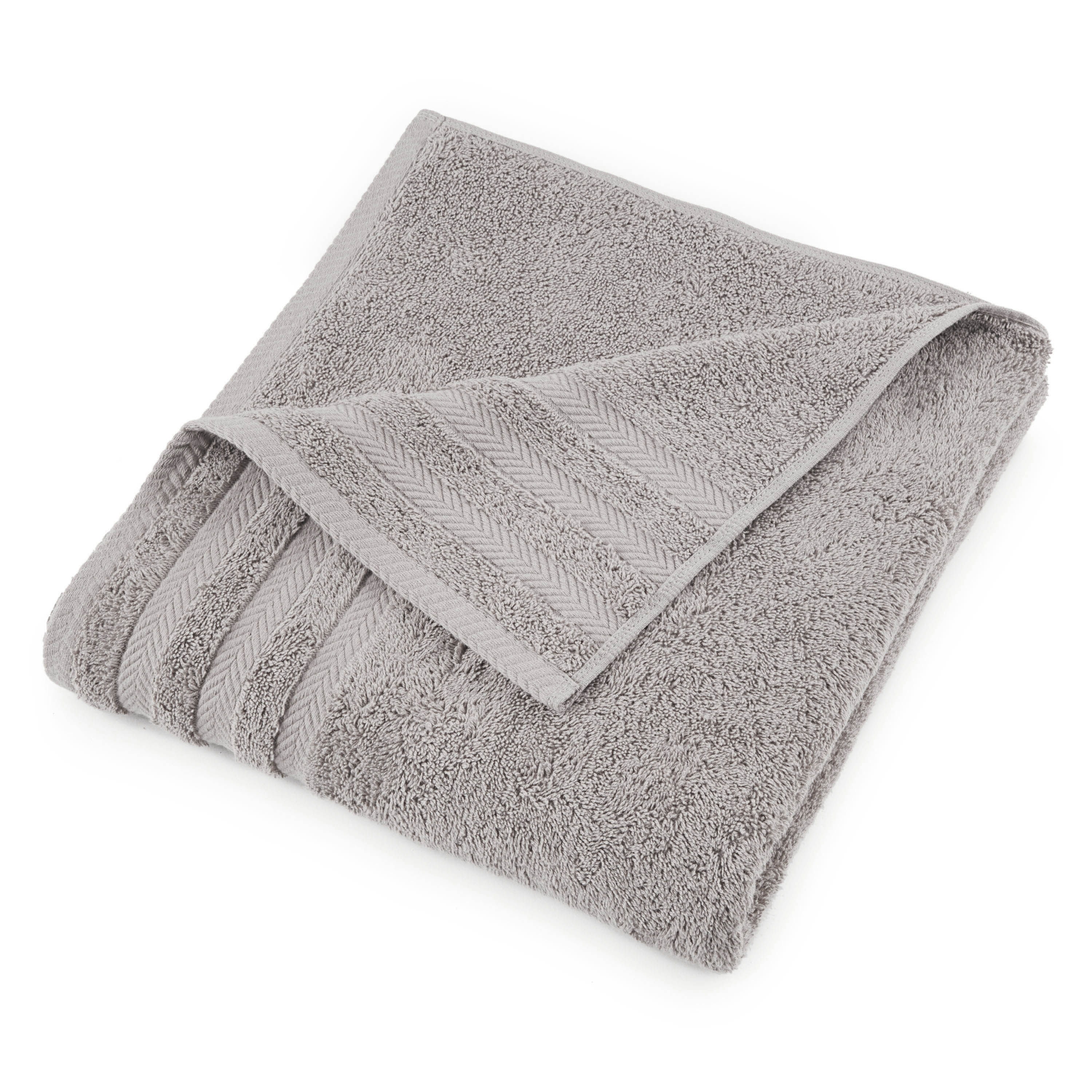 Martex Egyptian Cotton Luxury Bath Towel, Light Grey, 30"x54"