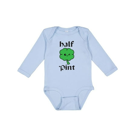 

Inktastic Half Pint Gift Baby Boy or Baby Girl Long Sleeve Bodysuit