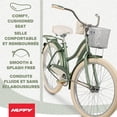 thumbnail image 4 of Huffy 24” Deluxe Cruiser Bike, Fits Riders 58”-70”, Green, Teens/Adult, Girls, 4 of 14