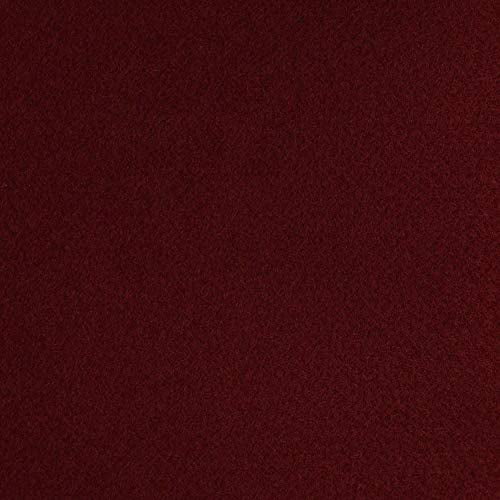 FabricLA Acrylic Felt Fabric - 72 Inch Wide 1.6mm Thick Felt by The Yard -  Use Soft Felt Sheets for Sewing, Cushion, and Padding, DIY Arts & Crafts (2  Yards, Dark Red)