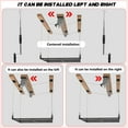 thumbnail image 4 of HOHYN Overhead Garage Storage Lift, Adjustable Heavy-Duty 47.24x47.24 Inch Ceiling Rack with Security Lock, Garage Organization System, 400lbs Load Rating (Standard Edition), 4 of 9