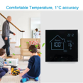 thumbnail image 4 of Tuya Smart Thermostat for Water Floor Heating, LCD Touch Screen, Energy Efficient, Remote Temperature Control, 4 of 6