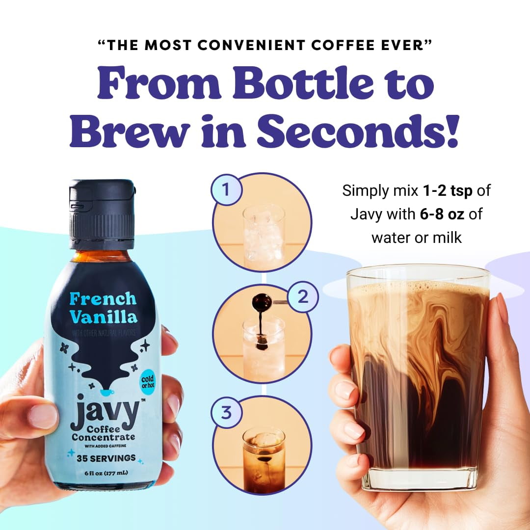 Javvy Coffee Concentrate - Cold Brew Coffee, Perfect for Javvy Coffee Concentrate - Cold Brew Coffee, Perfect for