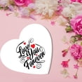 thumbnail image 2 of Koyal Wholesale Valentine's Day Heart Shaped Gift Box with Lid, Love You Forever, Reusable Heart Box, 8"x6", 1-Pack, 2 of 5