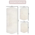 thumbnail image 4 of Home Weavers Waterford Collection 100% Cotton Non-Slip Bathroom Rug Set Machine Washable Bathroom Rug-17"x24", Bath Rug- 21"x34", Runner- 22"x60", Ivory Color 3 Piece Bath Rug set, 4 of 8