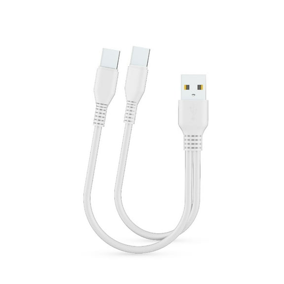 2 in 1 USB C Cable Type C Cables Fast Cable Tablet Phone Cord 2 in 1 Type C Cable