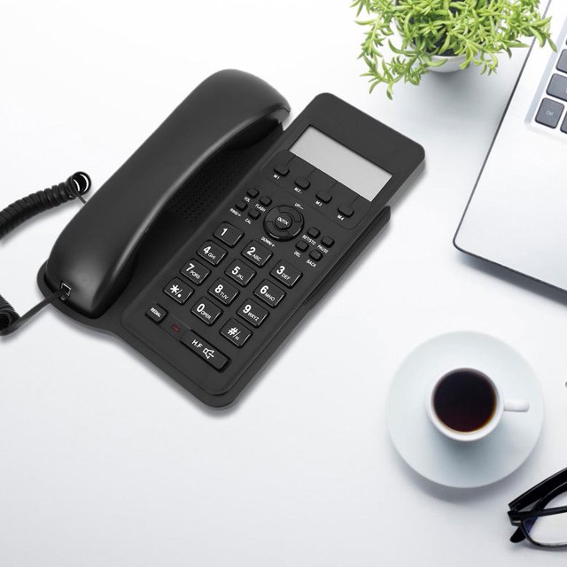 Ccdes Hanging Telephone,kx-7712CID English Foreign Trade Landline Telephone (UK Telephone Line with Random Color)