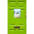 thumbnail image 2 of Mountian Flowers White Poodle Wall or Door Hanging Prints, 2 of 2