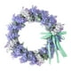 thumbnail image 2 of Simulación de guirnalda de lavanda, flores artificiales, decoración, regalos de Navidad, colgante Púrpura claro Colcomx Guirnalda de puerta de simulación, 2 of 8