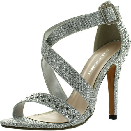 Mark and Maddux - Mark & Maddux Womens Common-01A Rhinestoned Netted ...
