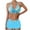 Women's Plus Size Swimsuits Sky Blue, variant on Women's Plus Size Swimsuits, Women Underwire Bikini Top - Knot Front Two Piece Bathing Suit Top Swim Bra Push Up Swimsuits Top with Boyshorts S-5XL Quick Dry