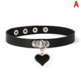 thumbnail image 1 of Boucles d'Oreilles Gothiques Punk Choker Pu Cuir Collier Collier Déclaration Bijoux, 1 of 5