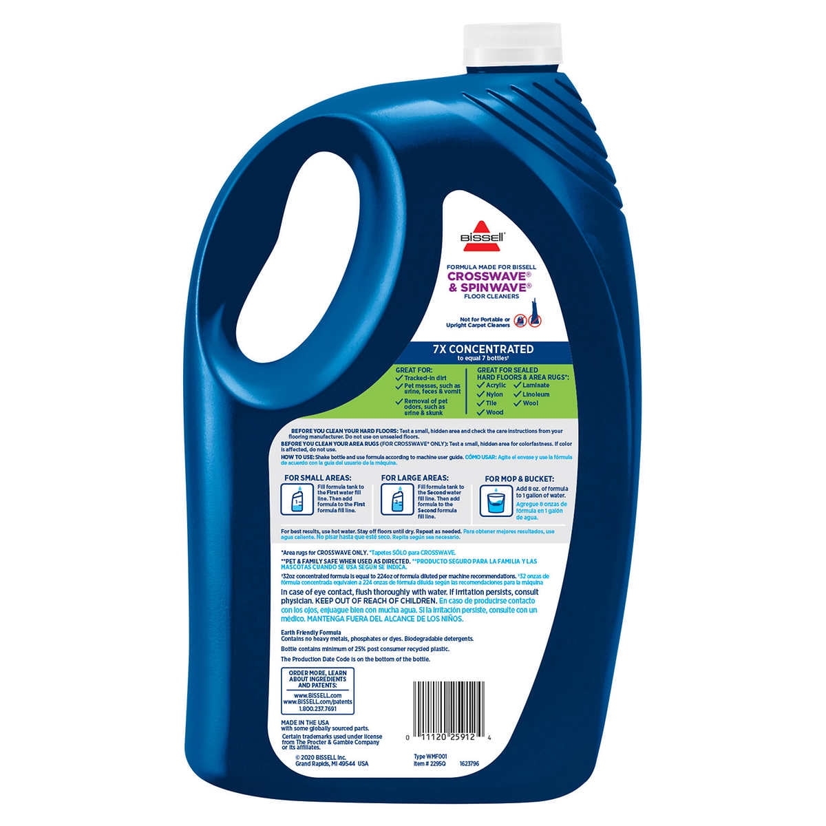 Bissell Pet Multi-Surface Febreze Freshness for Crosswave and Spinwave (64  oz), 22951, 64 Ounce, 64 Fl Oz