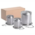 thumbnail image 2 of Colador de taza térmica de acero inoxidable 304, colador de tetera, bola de condimento, cesta para marinar, colador de té, infusor de té, 2 of 5